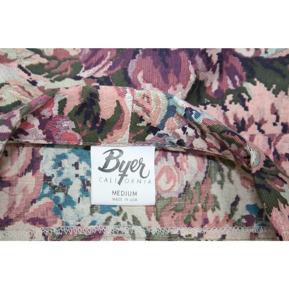 Vintage 80s Floral Blazer Tapestry Cottage Core Shabby Chic Romantic Ephemera - Picture 10 of 11